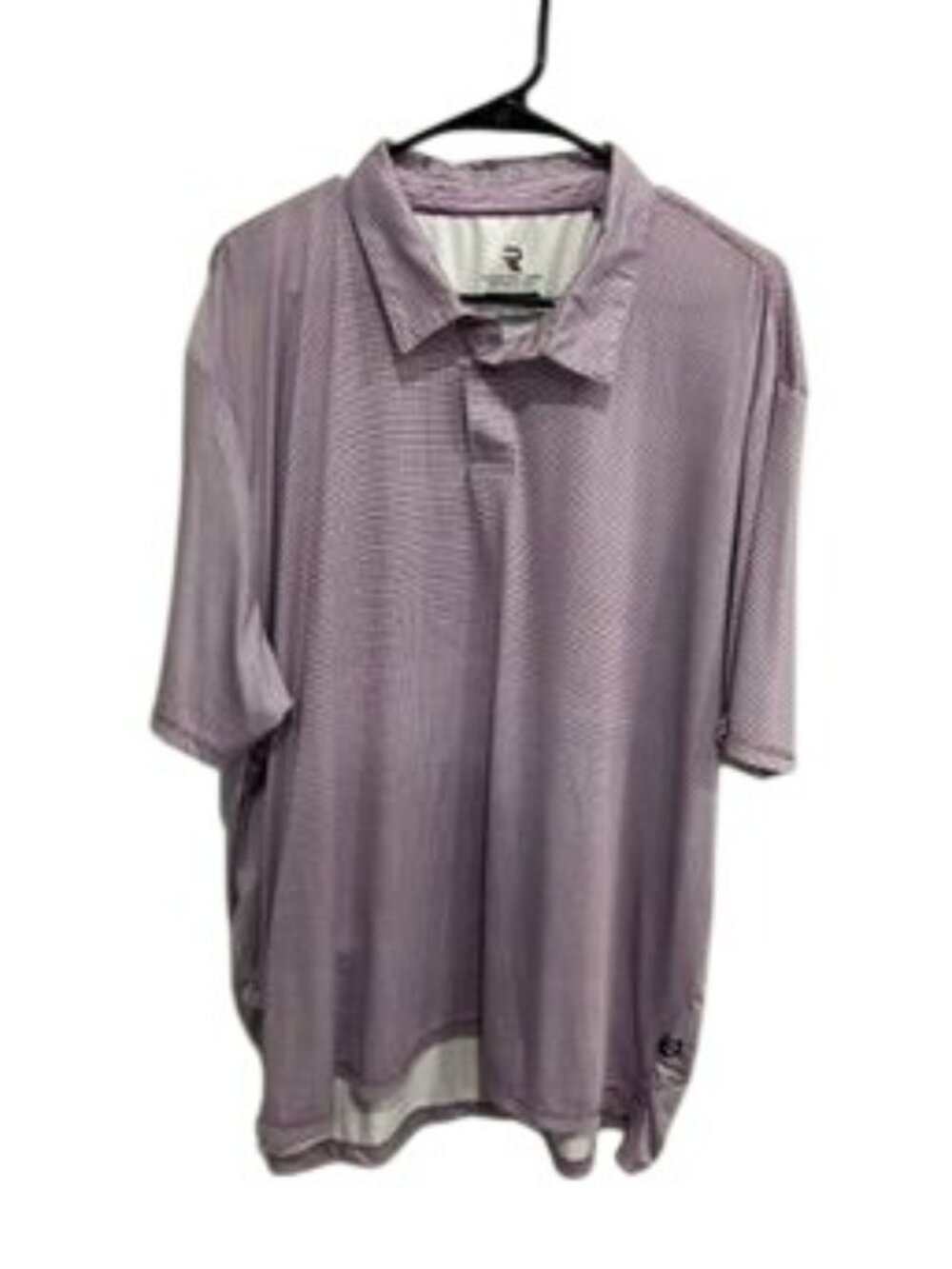 International Report 3XL Mens Purple Polo Shirt Stretch Clean Style Minimalist